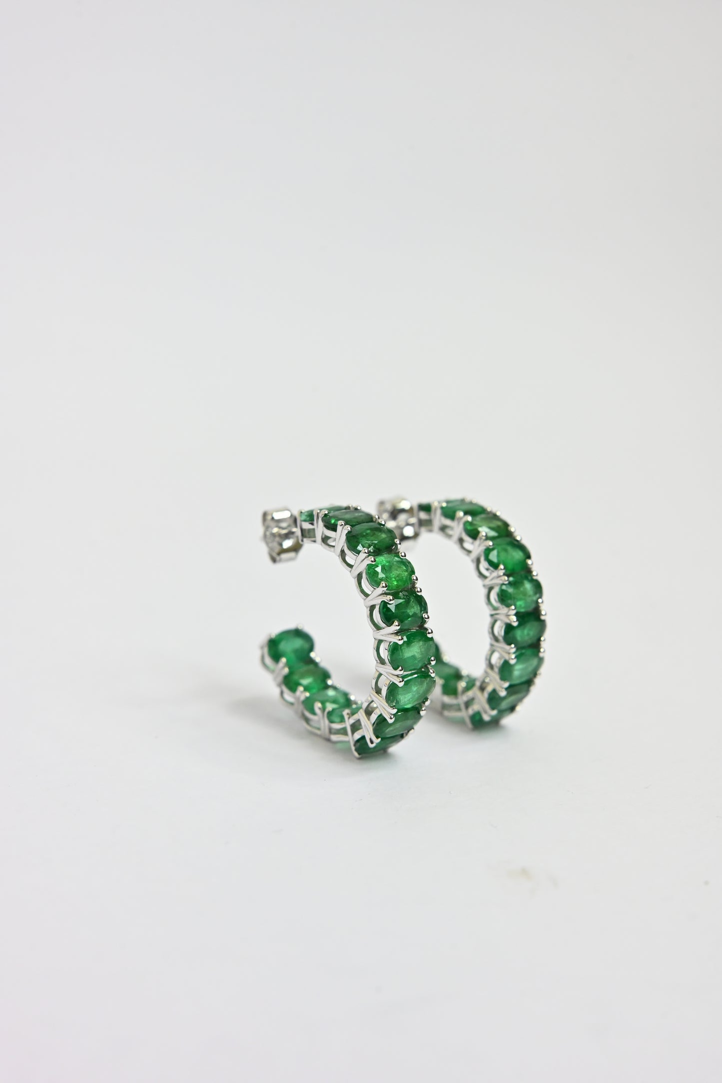 Emerald Eternity Earrings