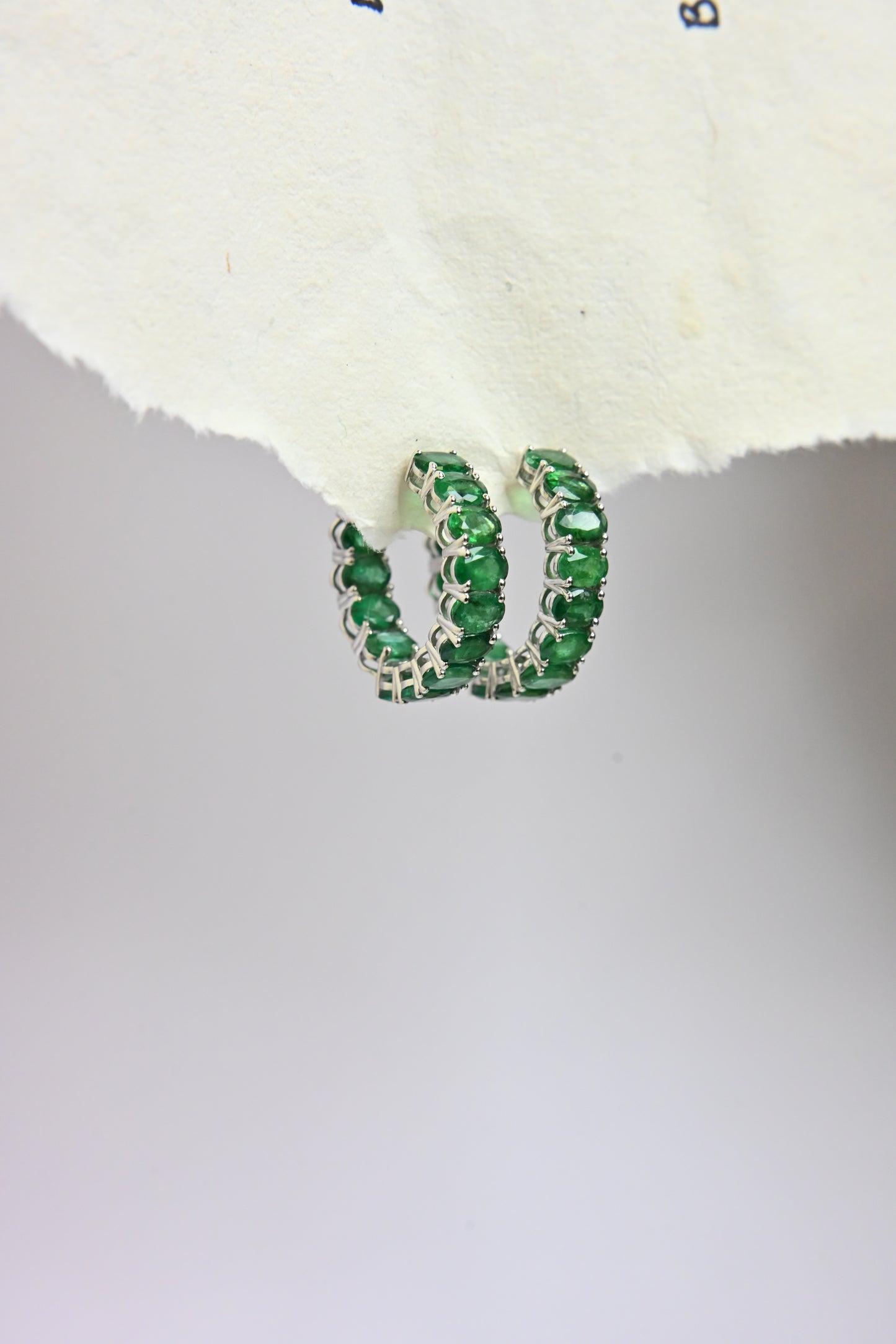 Emerald Eternity Earrings
