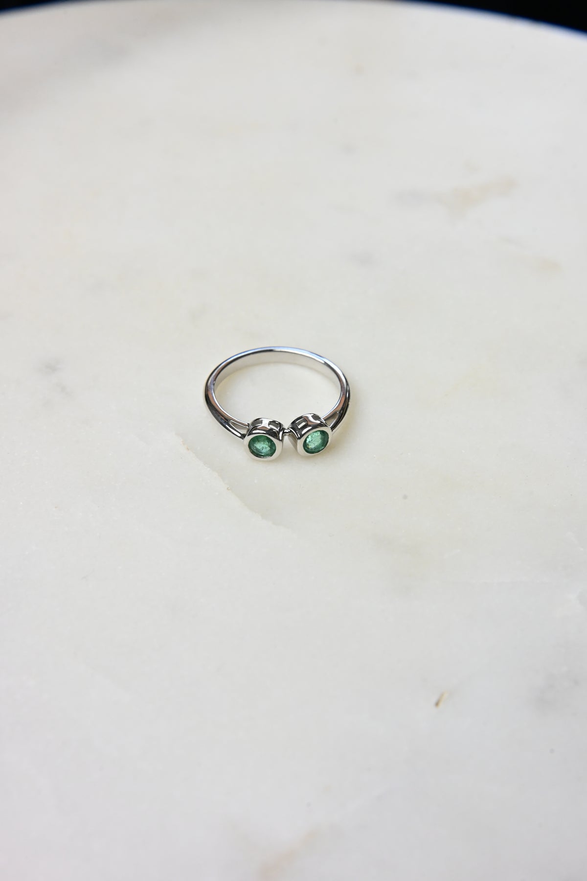 Emerald Dot Ring