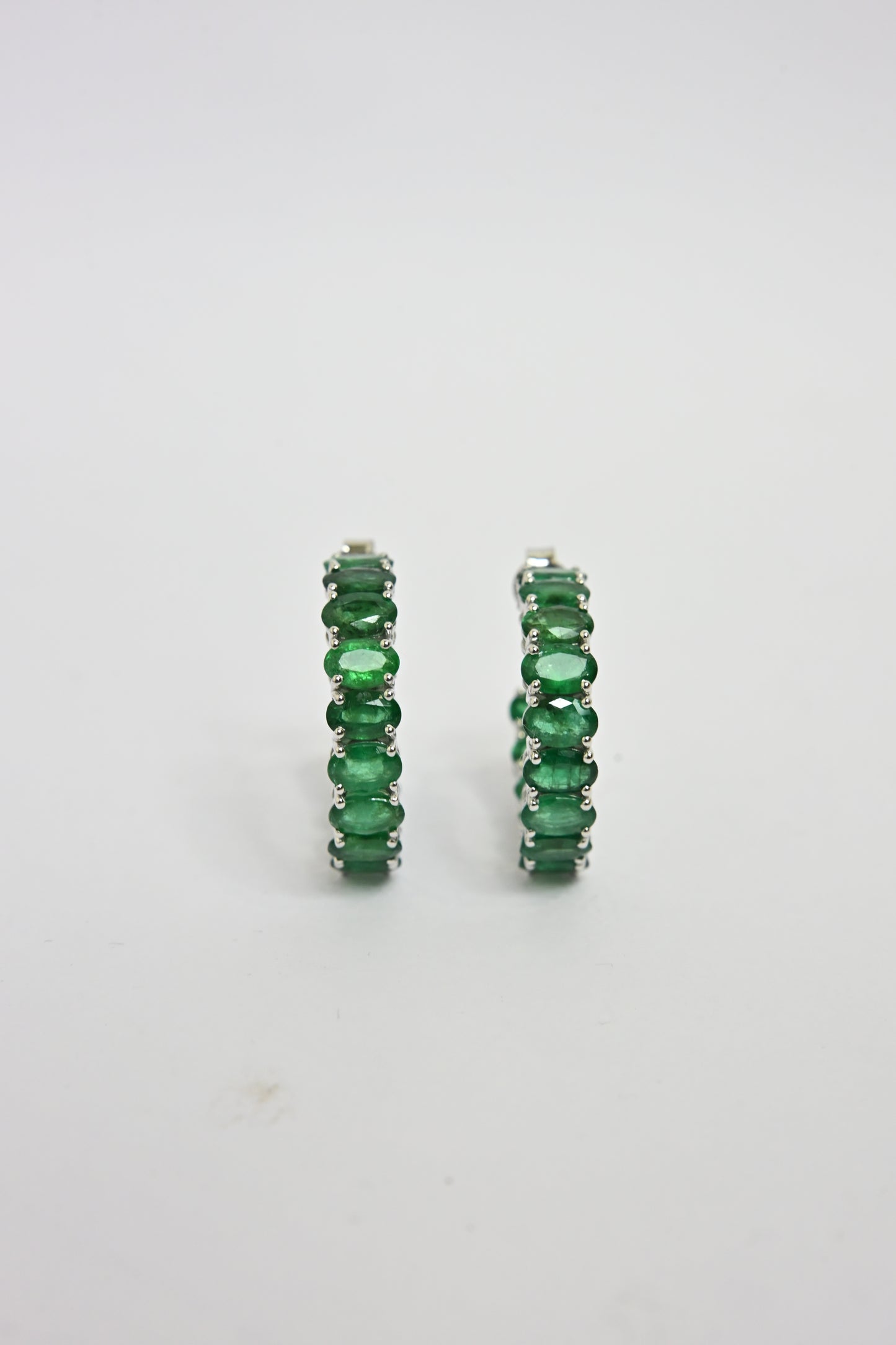 Emerald Eternity Earrings