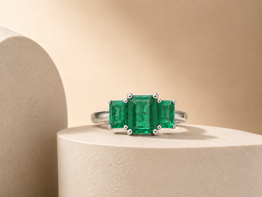 Regal Emerald Ring