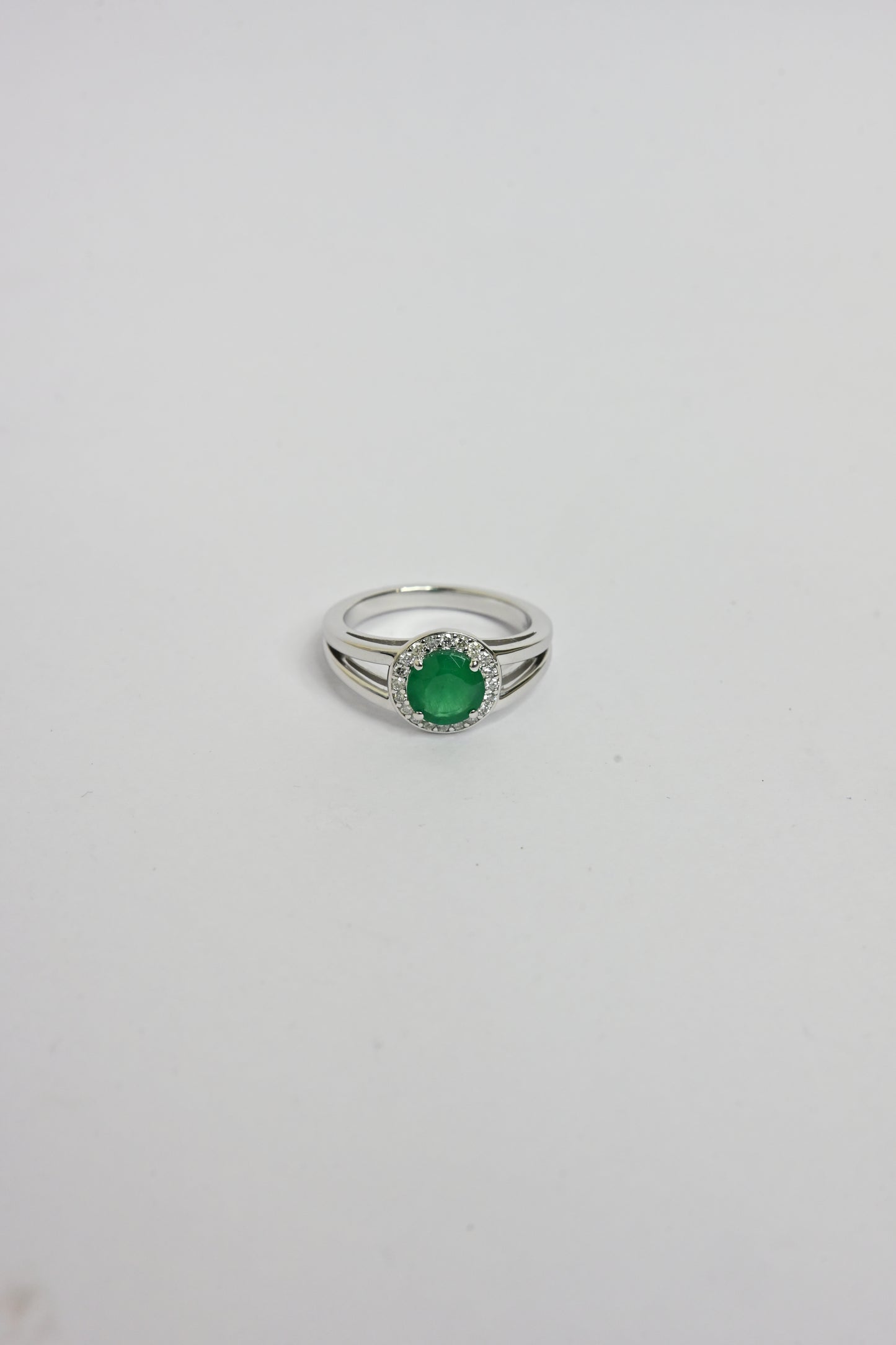 Emerald Crest Ring