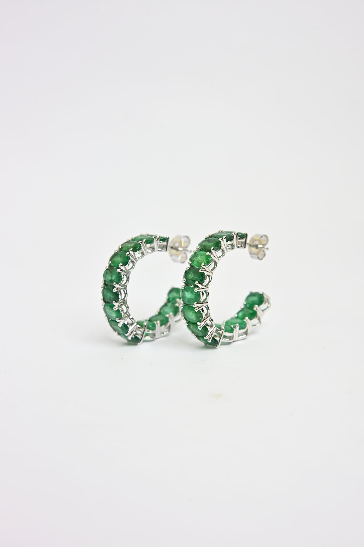 Emerald Eternity Earrings