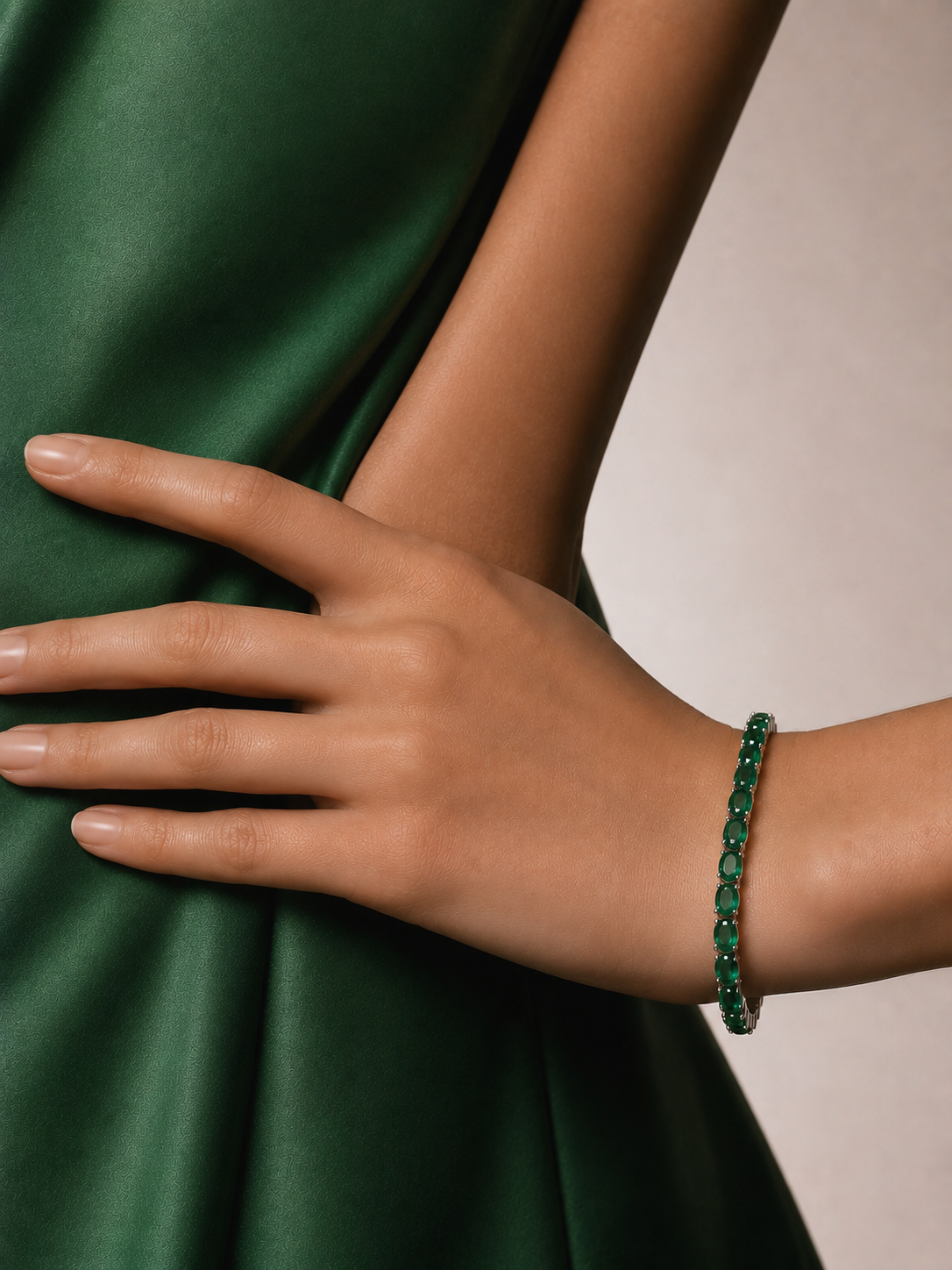 Signature Emerald Tennis Bracelet