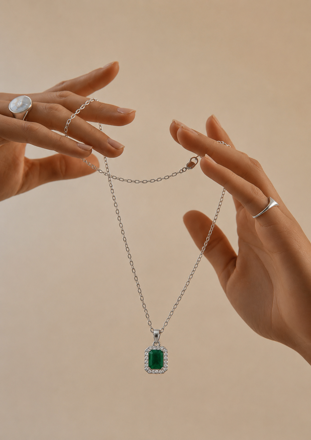 Emerald Crest Pendant