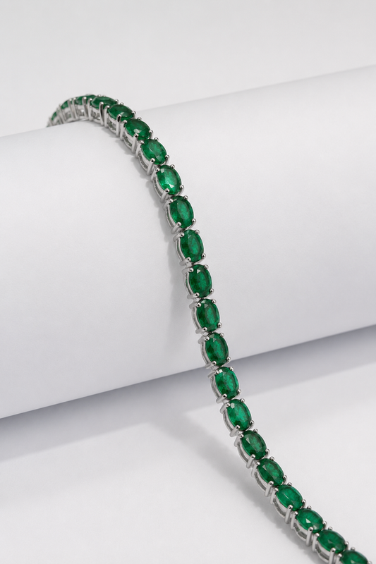 Signature Emerald Tennis Bracelet