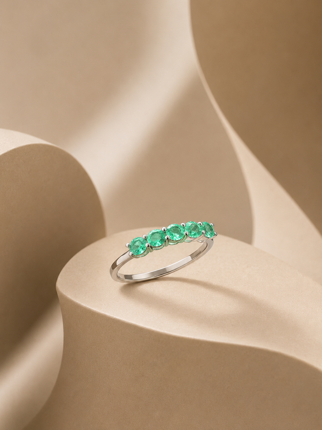 Emerald Harmony Ring